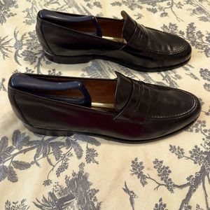 Men’s Salvatore Ferragamo Shoes- Black Leather-9D- Excellent Condition!